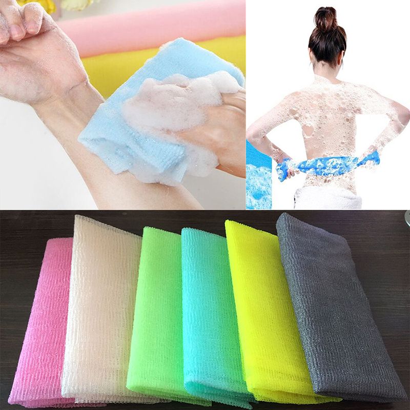 2020 30*90cm Salux Nylon Japanese Exfoliating Beauty Skin Bath Shower