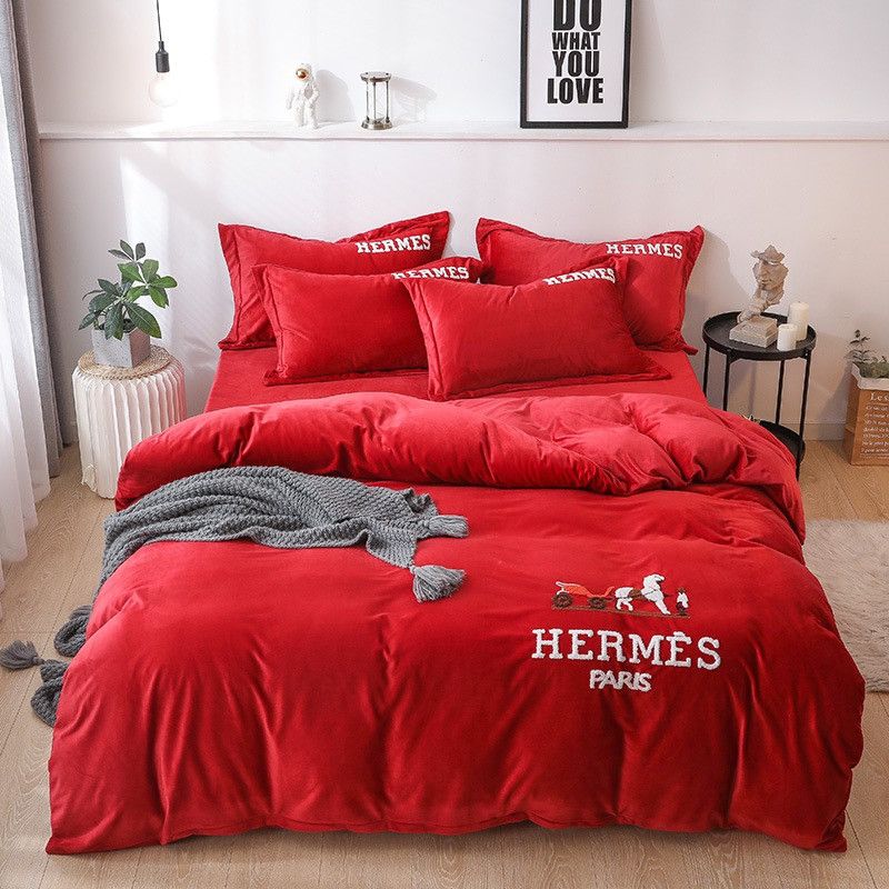 Wedding Red Bedding Cover Sets 2019 Thicken Fashion Branded Duvet
