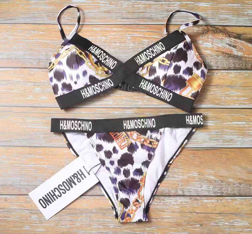 moschino bathing suit two piece