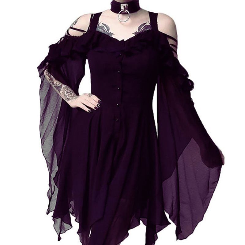 Summer Gothic Sexy Club Elegant Black 