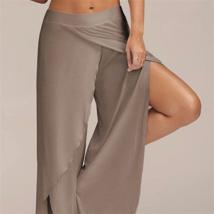 Womens Yoga Pants Female Loose Wide 