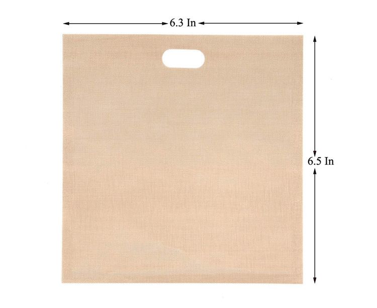 LAQI 4 Piezas de Bolsas de tostadora antiadherentes Reutilizables y Resistentes al Calor para s/ándwiches Pasteles rebanadas de Pizza