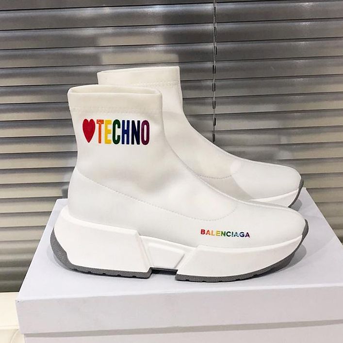 balenciaga shoes rainbow