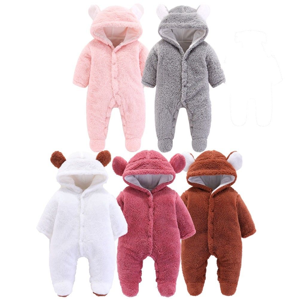 baby fleece sleepsuits winter