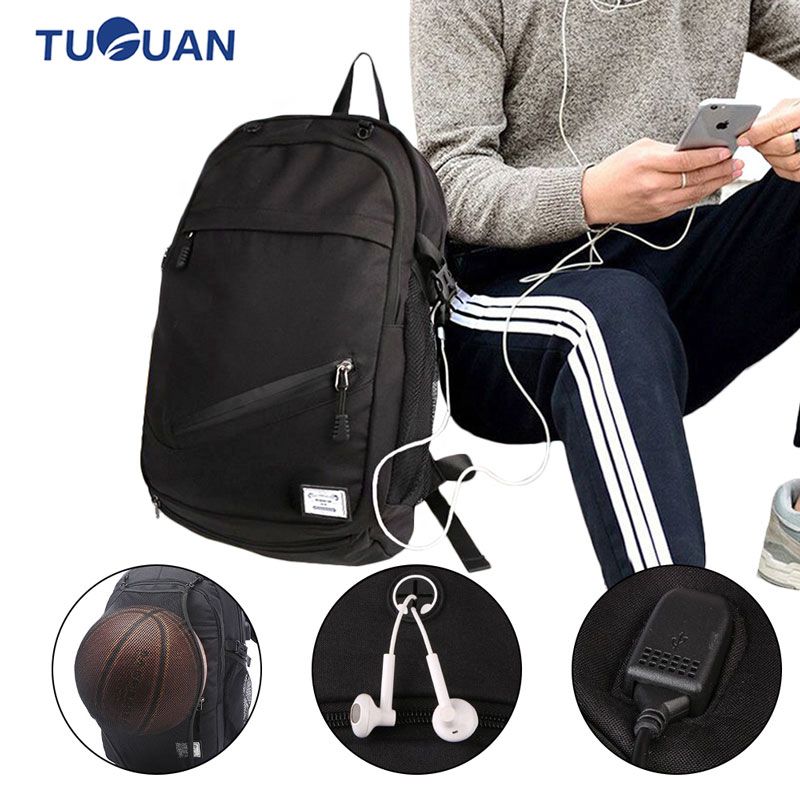 gym bag and laptop bag