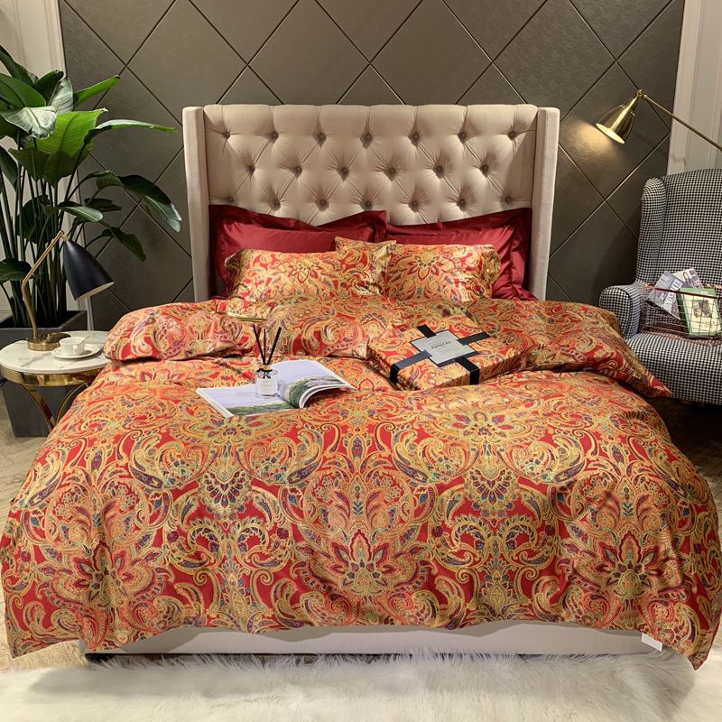 Fashion Wedding Bedding Set Full Cotton Newly Married Red Quilt Cover Hot 1 8m Bedding Article For New Couples Bedspreads And Comforters Sets Full Size Comforters Sets From Galry 102 44 Dhgate Com