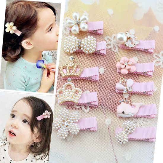 1pcs Girls Baby toddler Princess Hair clips Hairpins kids hair accessories