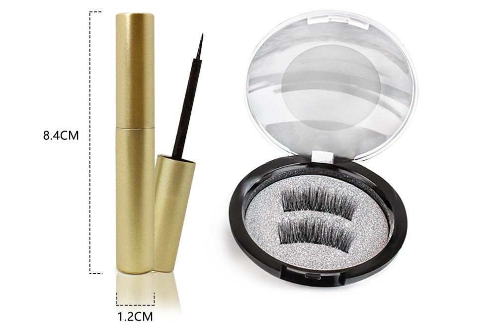 Eyeliner False Eyelash Five Glue Free Waterproof