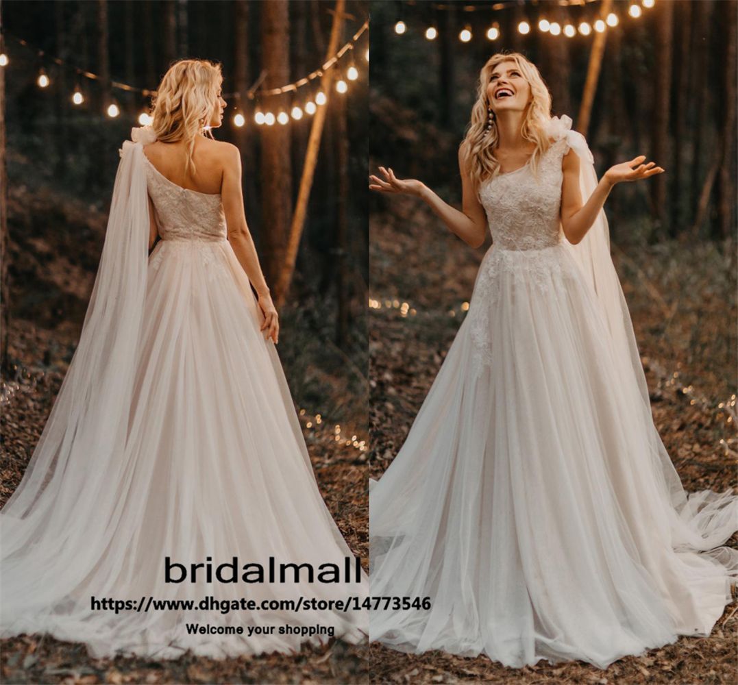 dhgate boho wedding dress