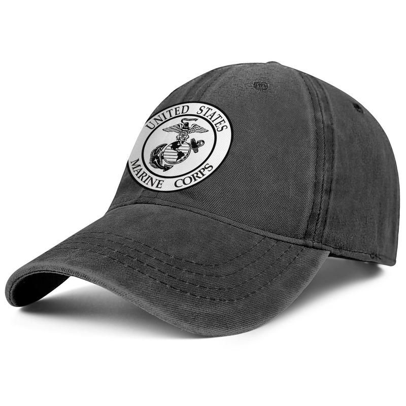 United States Marine Corps Fashion Adjustable Cowboy Cap Baseball Cap for Women and Men