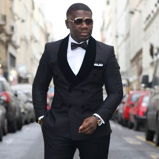 black suit design male