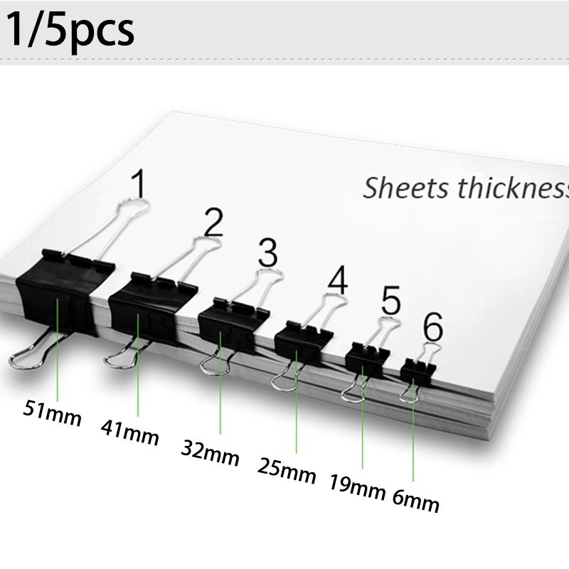 small black binder clips