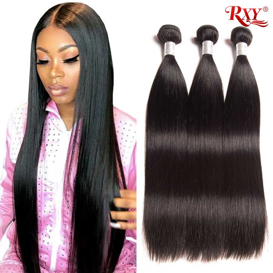 Brazilian Hair Weave Bundles Straight Human Hair 3 Bundles 10 26