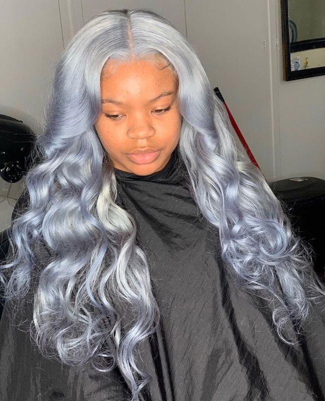 full lace gray wigs