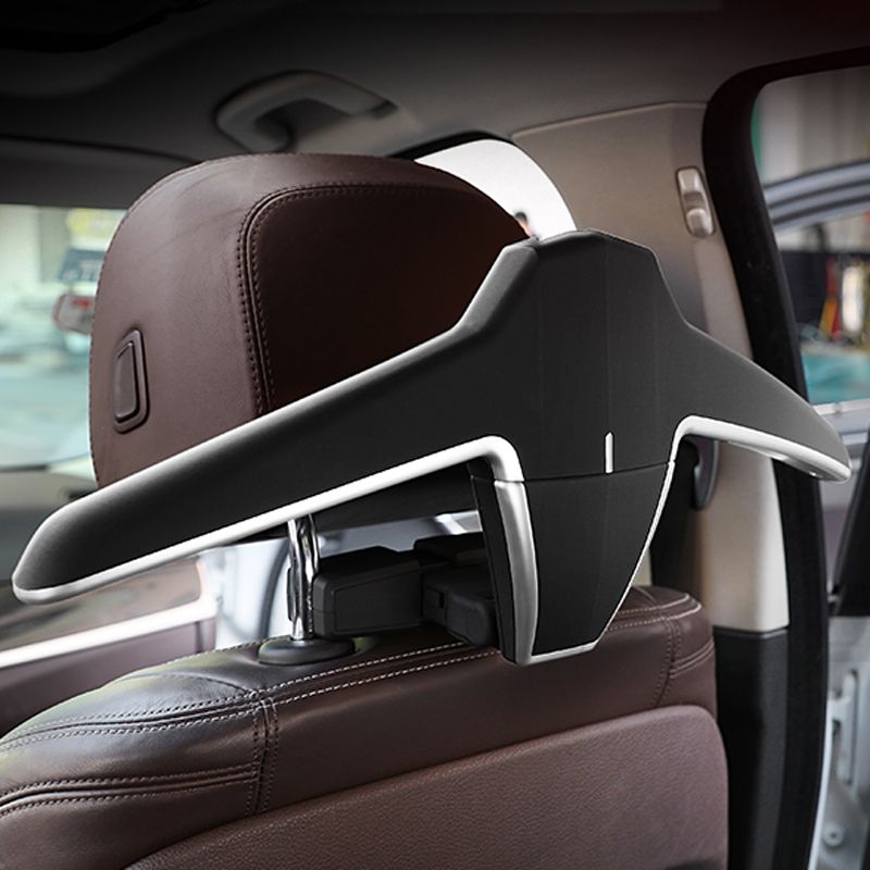 Cintre Voiture Rétractable Pour Appuie-tête - Porte-vêtements Anti-froissé - ABS - 21 X 45 Cm