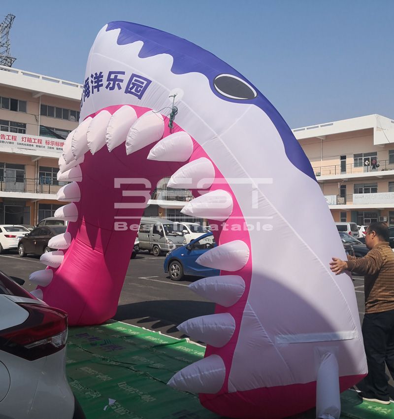 giant inflatable shark