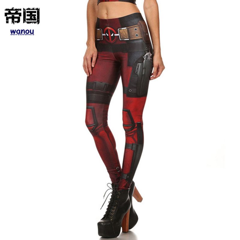 Acquistare Leggings Sottili Design Originale Nuove Donne Di Moda Super HERO  Deadpool Leggins Stampato Legging Pantaloni Donna Economico | Consegna  Veloce E Qualità | DHgate Italy