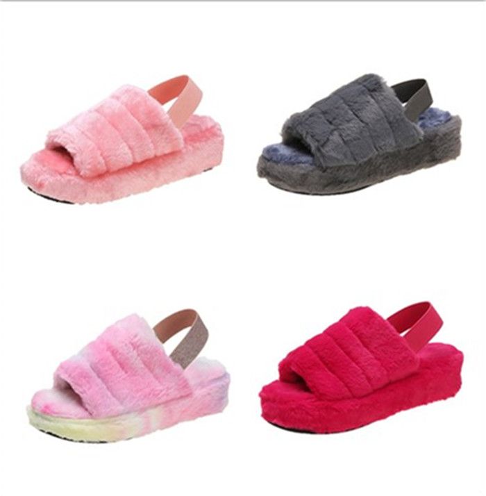 wholesale fur slippers