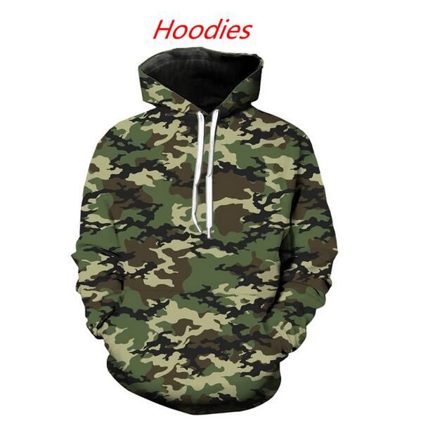 New Men/'s Camo Camouflage Hoody Pullover Jacket Hoodie Sweatshirt Hooded
