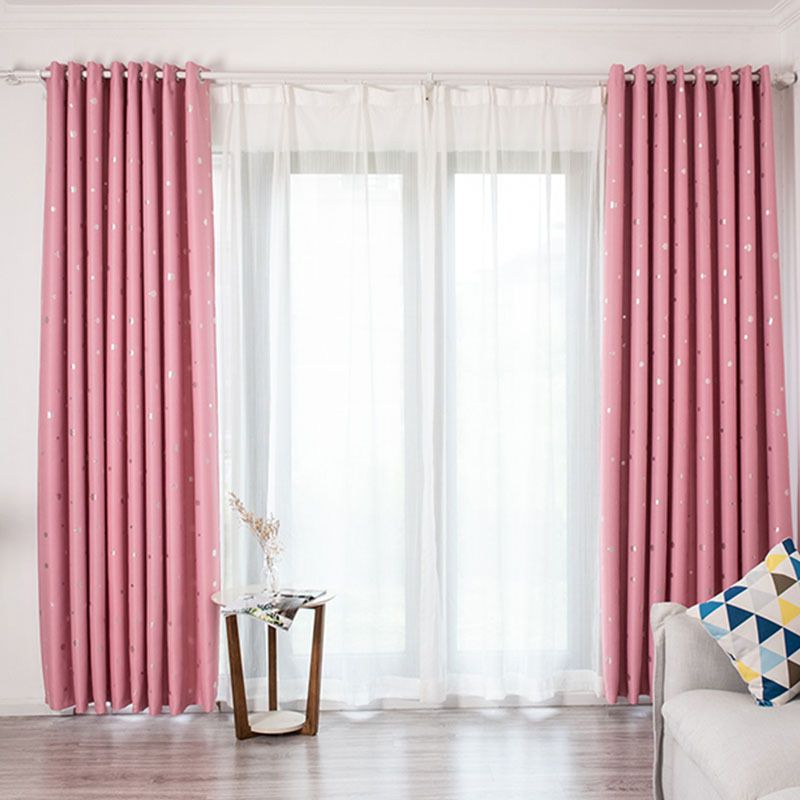 2019 Elegant Snowflake Window Curtains Living Room Bedroom