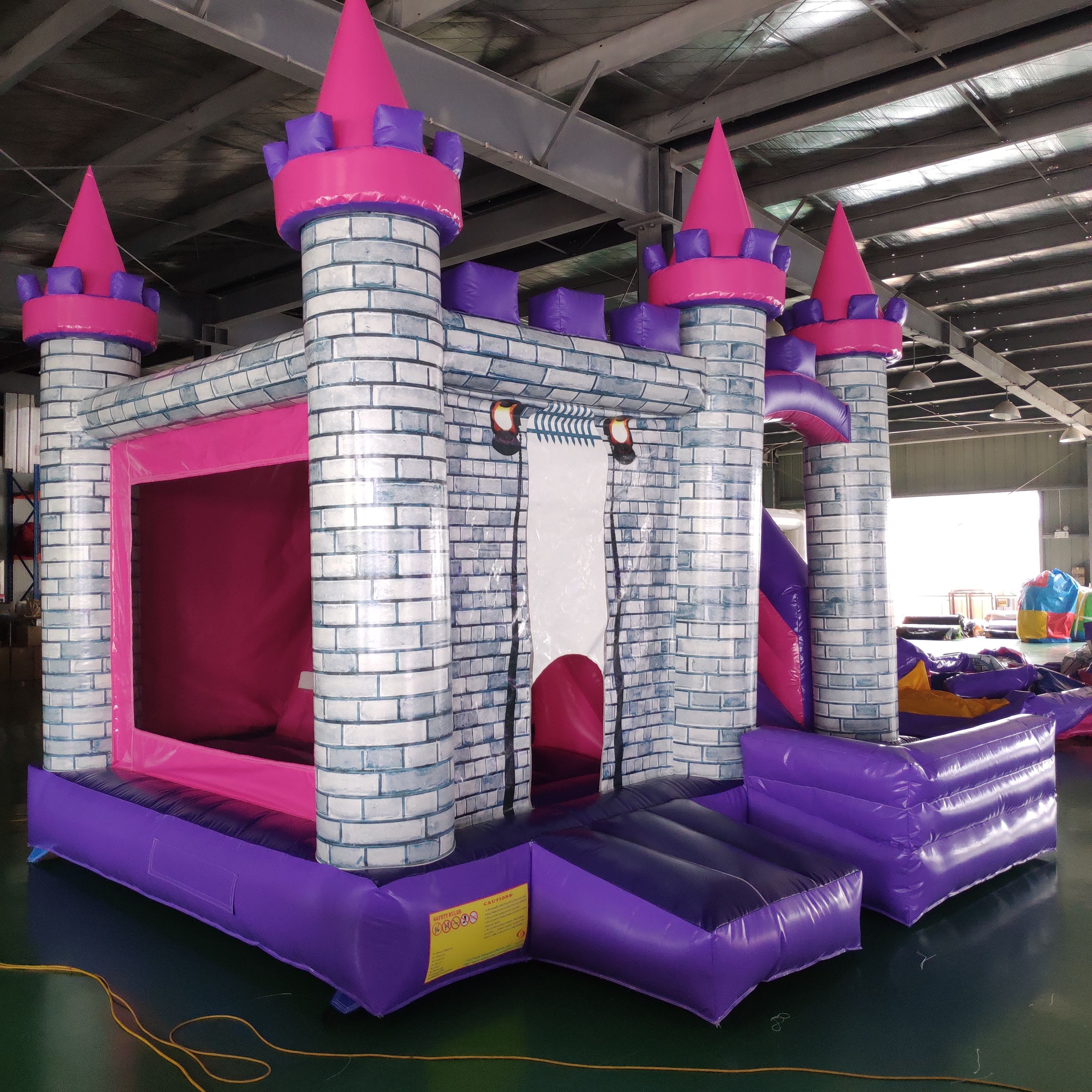 slide bouncer jumping castle
