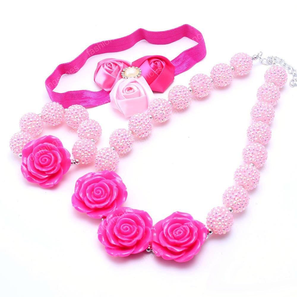 flower necklace for little girl