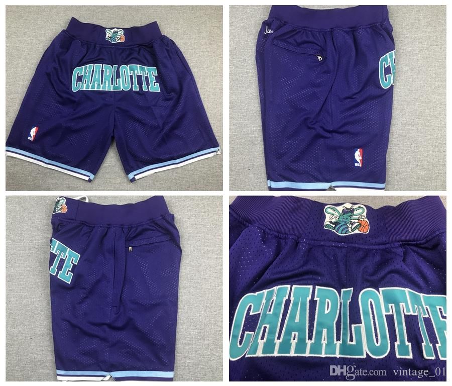 charlotte hornets authentic shorts