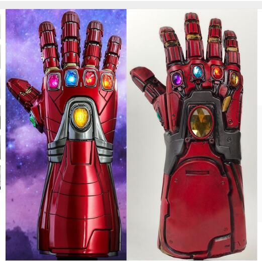 Vengadores Fin del juego Iron Man Infinito Gauntlet Cosplay Brazo Thanos Guantes de látex Armas Superhéroes Vengadores Fin del juego Iron Man Infinito Gauntlet Cosplay Brazo Thanos Guantes de látex Armas Superhéroes