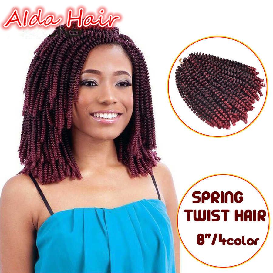 2019 Natural Nubian Twist Kanekalon Crochet Hair Braids 8inch Soft