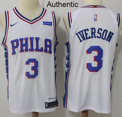 authentic allen iverson 76ers jersey