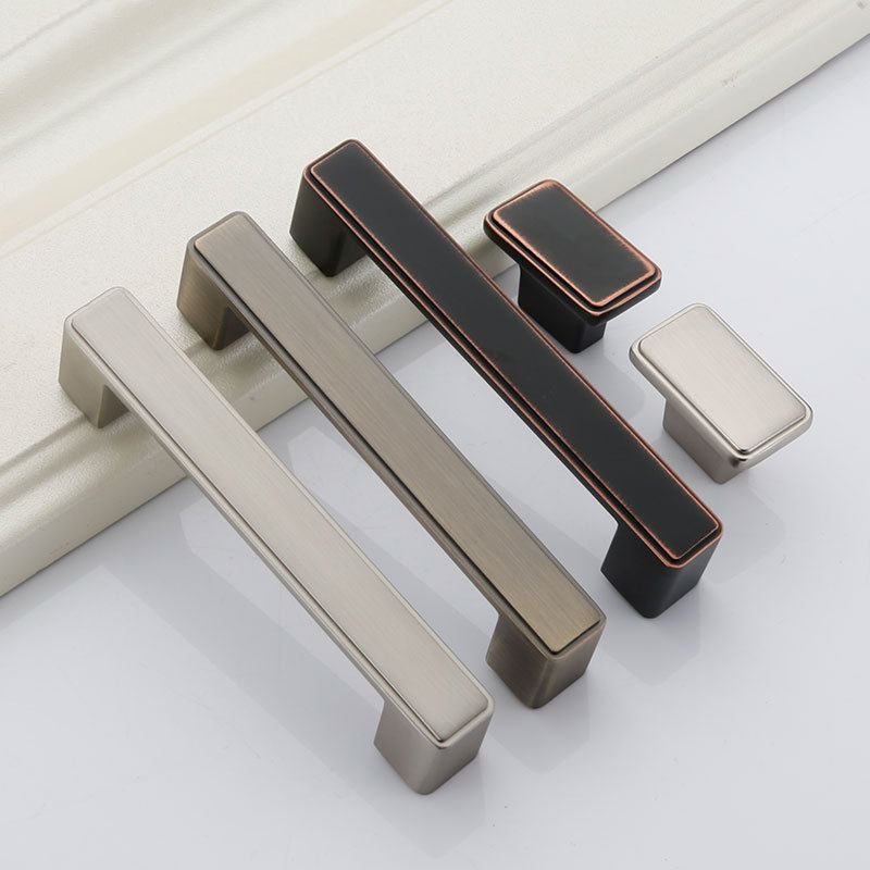 2019 Furniture Handle Modern Zinc Alloy Cabinet Furniture Door