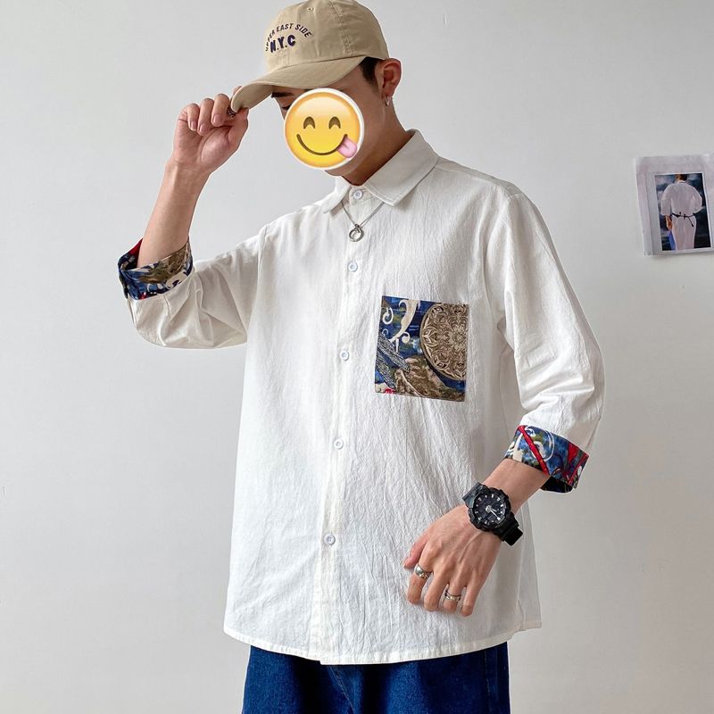designer white button up shirt