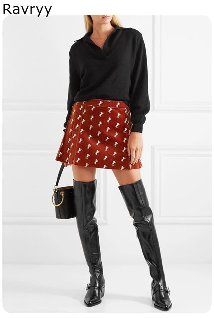 outfit for long boots