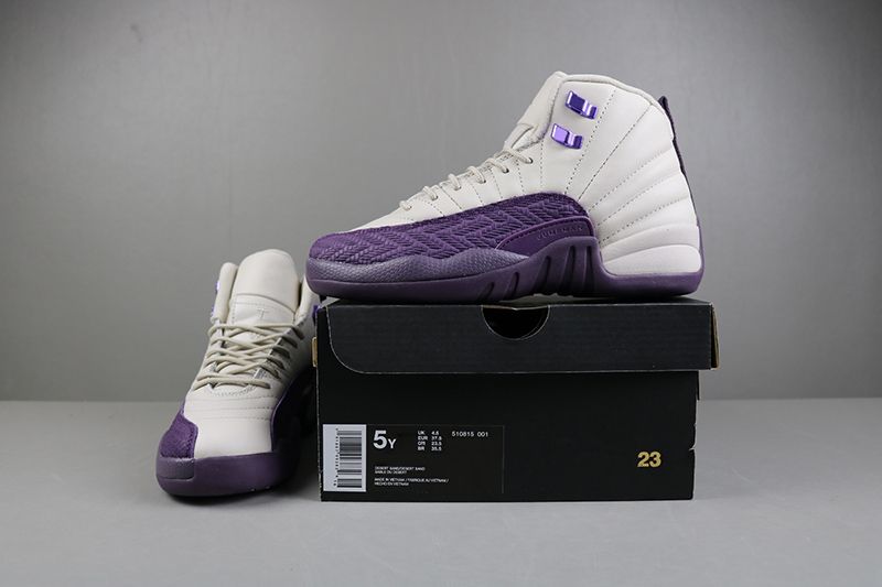 desert sand purple 12s