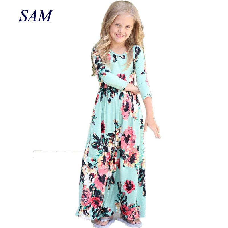 Vestidos Para Niñas Largos Casuales Store, 55% OFF | www.centrehara.com
