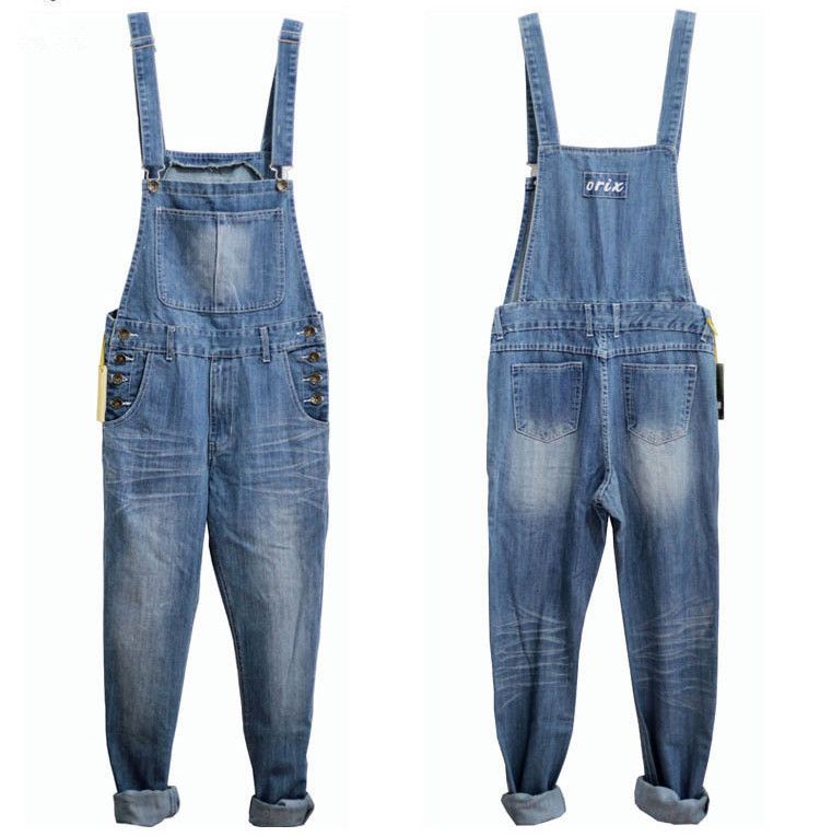 mens denim one piece jumpsuit