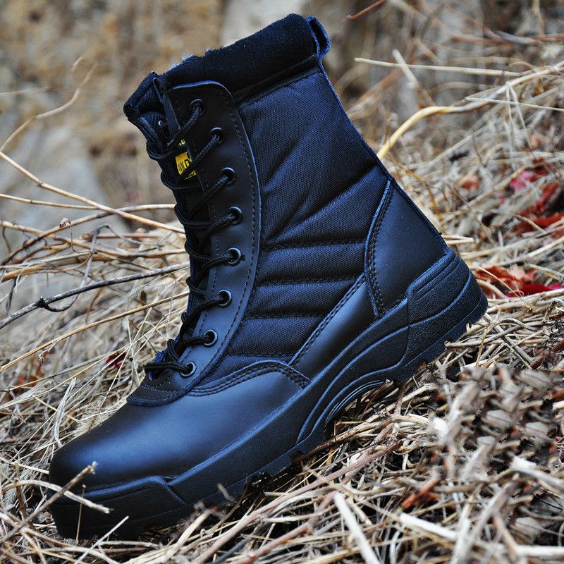 mens casual combat boots