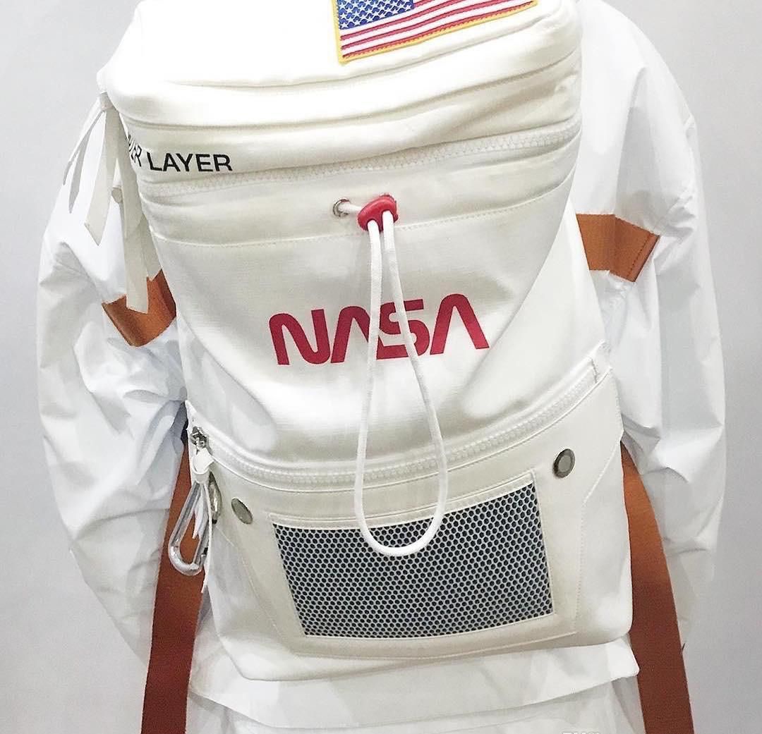 nasa backpack white