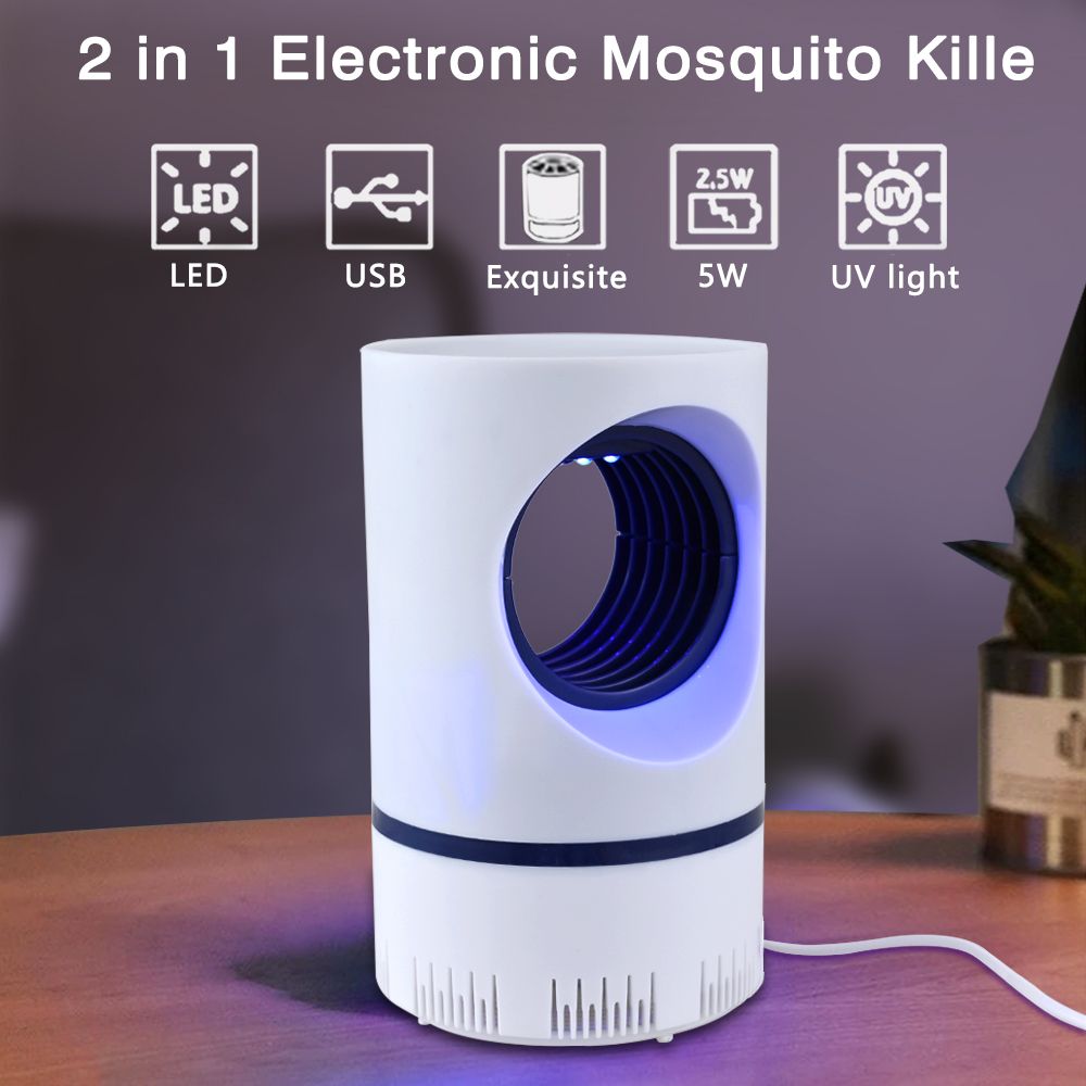 Eléctrico Zapper mosquito asesino Lámpara 5V USB Bicho Asesino Trampa de plagas Lámpara LED 
