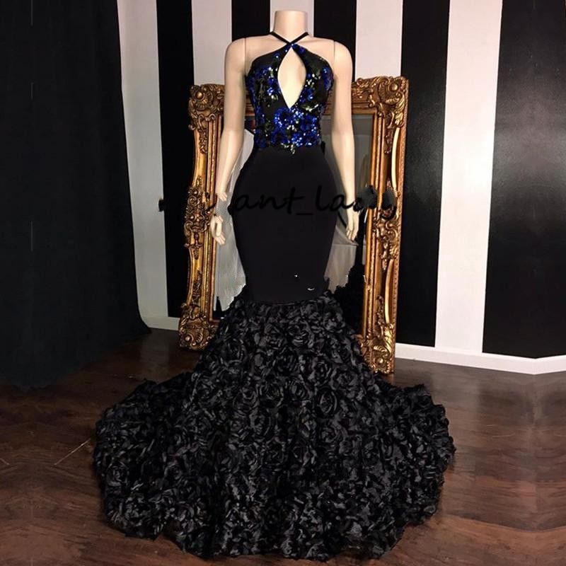 flower bottom prom dress