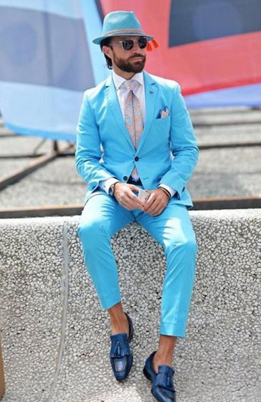 Turquoise colour coat pant Clearance
