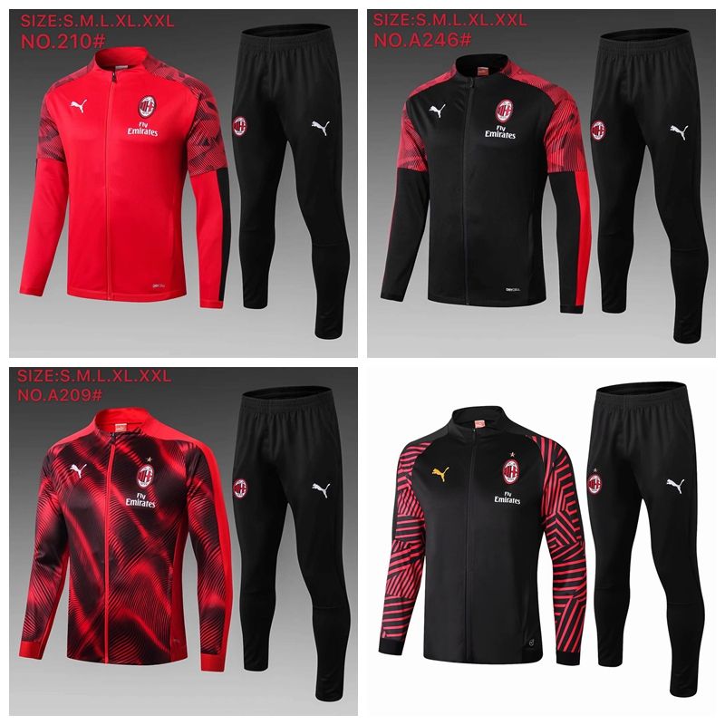 Compra 19/20 AC Milan Chándal Survetement Chaqueta Ajustado 19 20 Fútbol  Calhanoglu Completa Cremallera Ropa Deportiva Chaqueta De Chándal Barato |  Entrega Rápida Y Calidad | Es.Dhgate