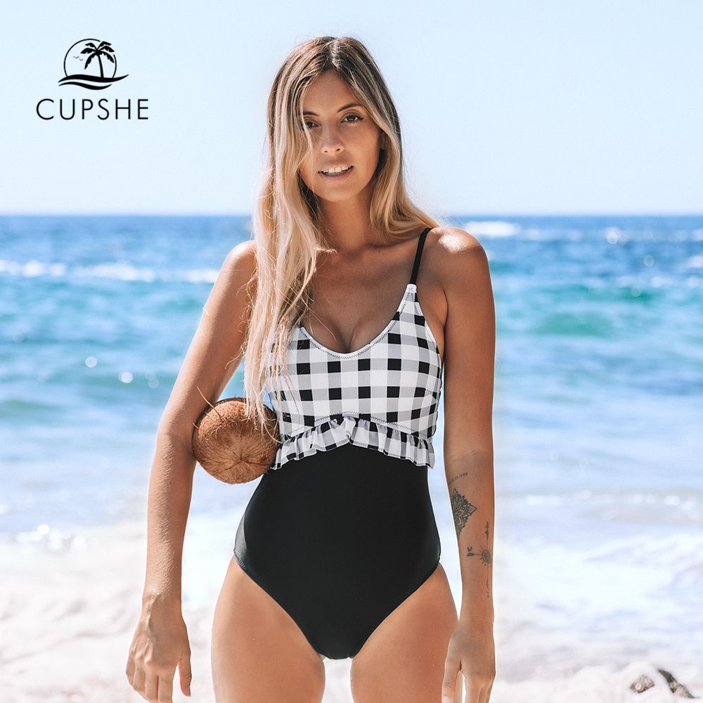 cupshe white swimsuit