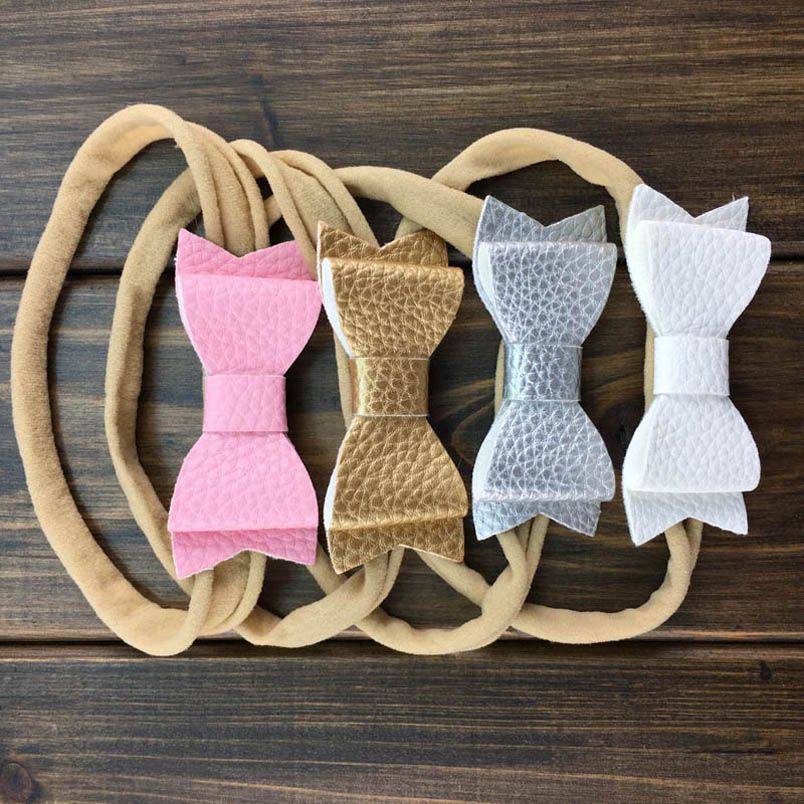 leather baby headbands