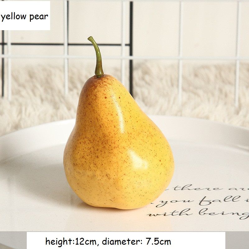 Vivid Artificial Fruit Apple Peach Pear Banana Lemon Fake Fruit Shop