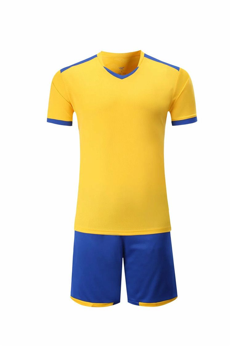 black and yellow soccer jersey