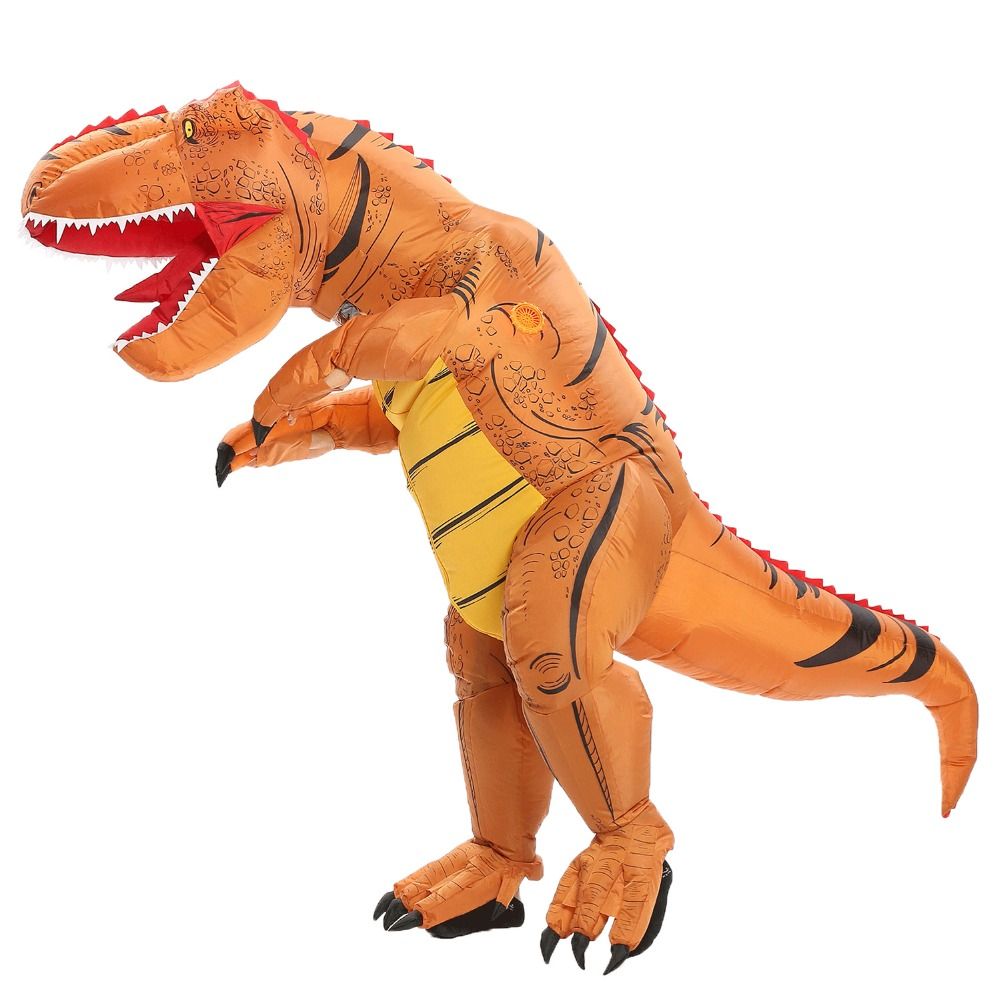 camioneta Sumergido Pico Disfraz de dinosaurio inflable T-rex Trex para adultos Disfraz de Halloween  para mujeres Hombres Fiesta