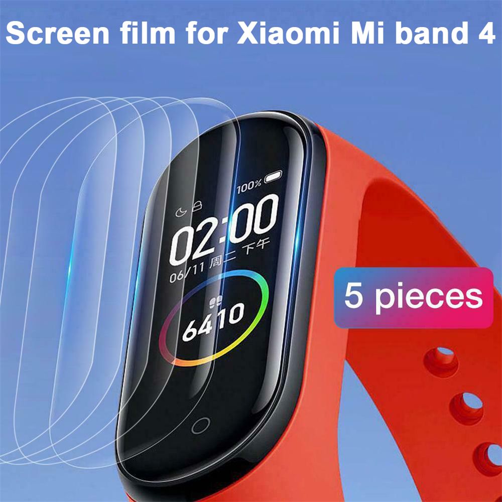 Compra 5 Unids Soft Smart Watch Protector De Pantalla Mi Band 4 Film HD  Anti Scratch Protective Film Cover Para Xiaomi Miband 4 Barato | Entrega  Rápida Y Calidad | Es.Dhgate