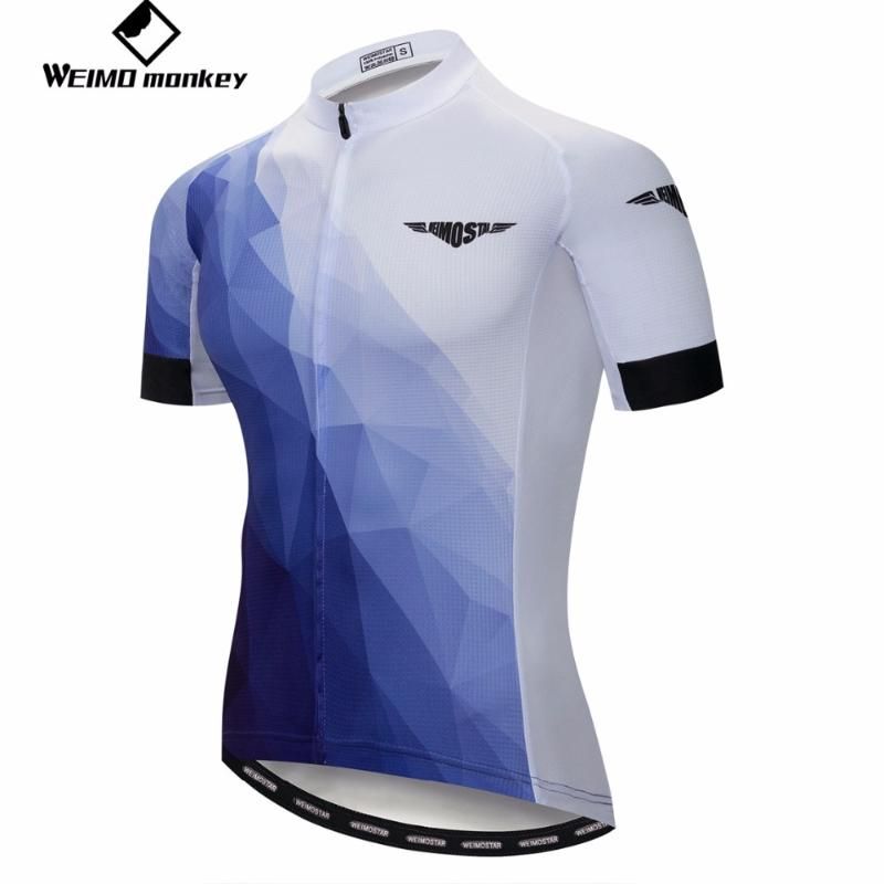 white cycling shirts
