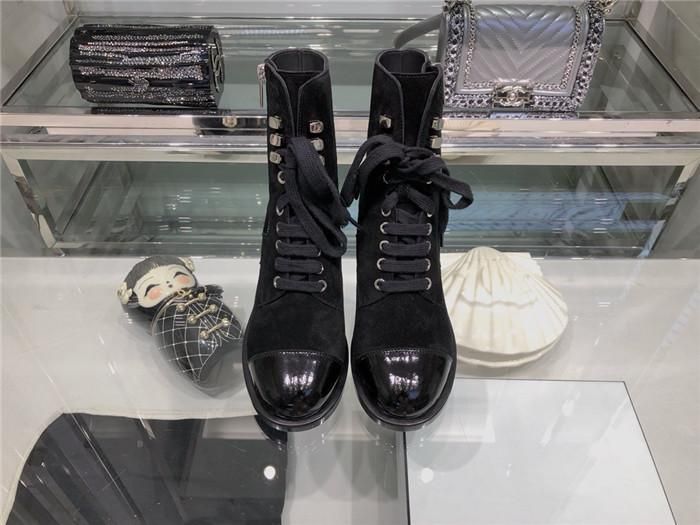 black ankle boots medium heel